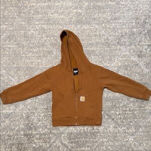 Carhartt Kids Tan Zip-Up Hoodie